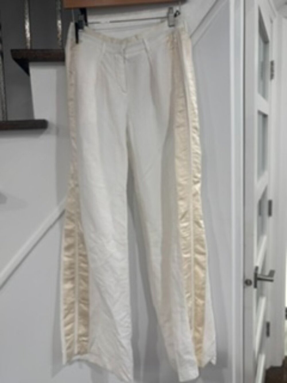EUC Roberto Cavalli linen & silk pants sz 40